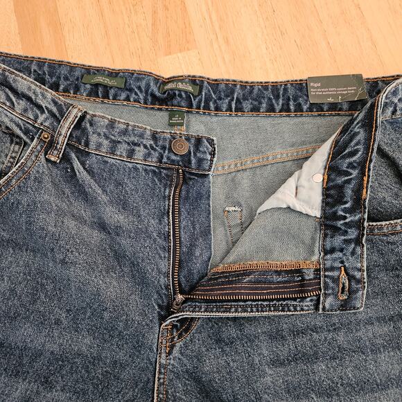 Wild Fable Women's Low-Rise Barrel Jeans Dark Wash sz 17/32" inseam NWT - Picture 10 of 13